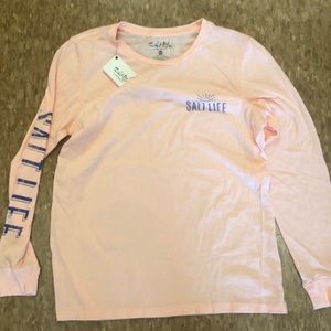 Orange Salt Life long sleeve shirt